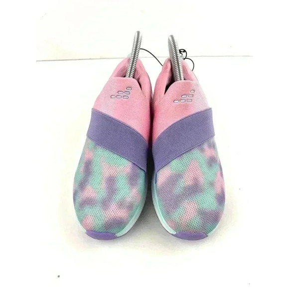 Girls' Pre-School Step Out Slip-On Shoes Sz 4 Pink Sparkle Purple Mesh BCG - Picture 2 of 7